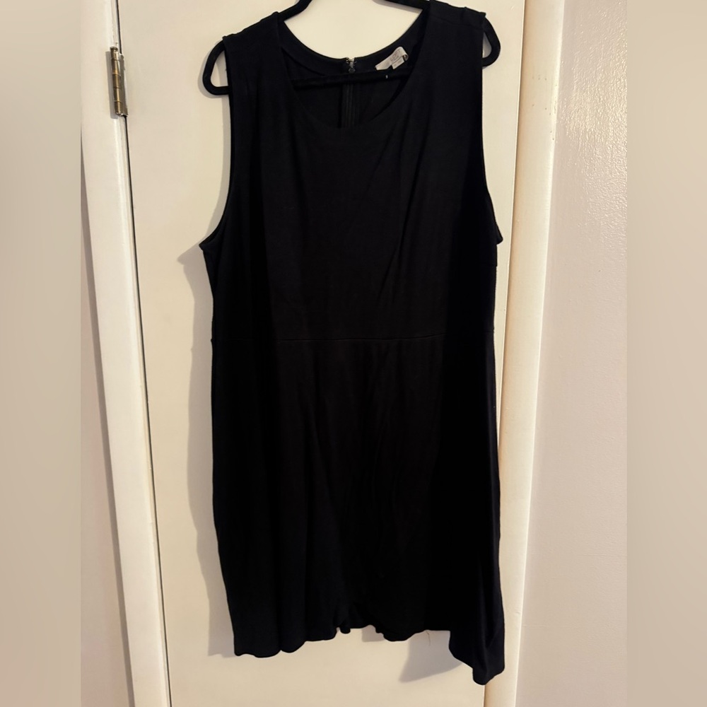 LOFT Plus Black Dress
